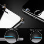 4D kaljeno staklo 9H (Tempered Glass) za iPhone 6 Plus / 6S Plus - 0.26 mm - crna