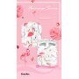 Kingxbar proziran omot s kamenčićima za AirPods 1 / 2 - valovi i flamingosi