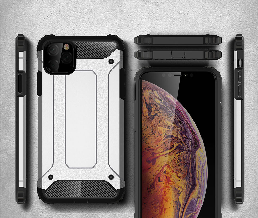 Otporna Armor maskica za iPhone 11 Pro Max - srebrna