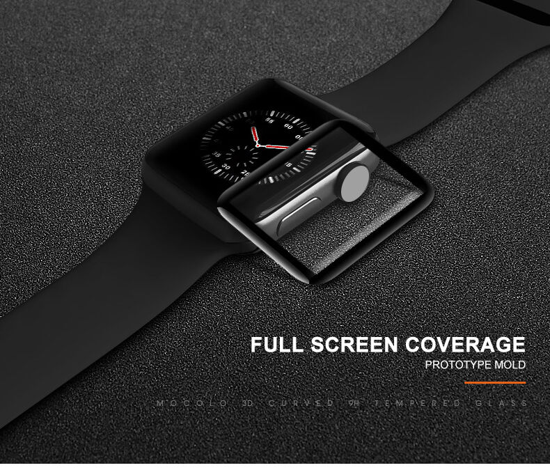 Mocolo kaljeno 3D staklo s mekim rubom za Apple Watch 40mm