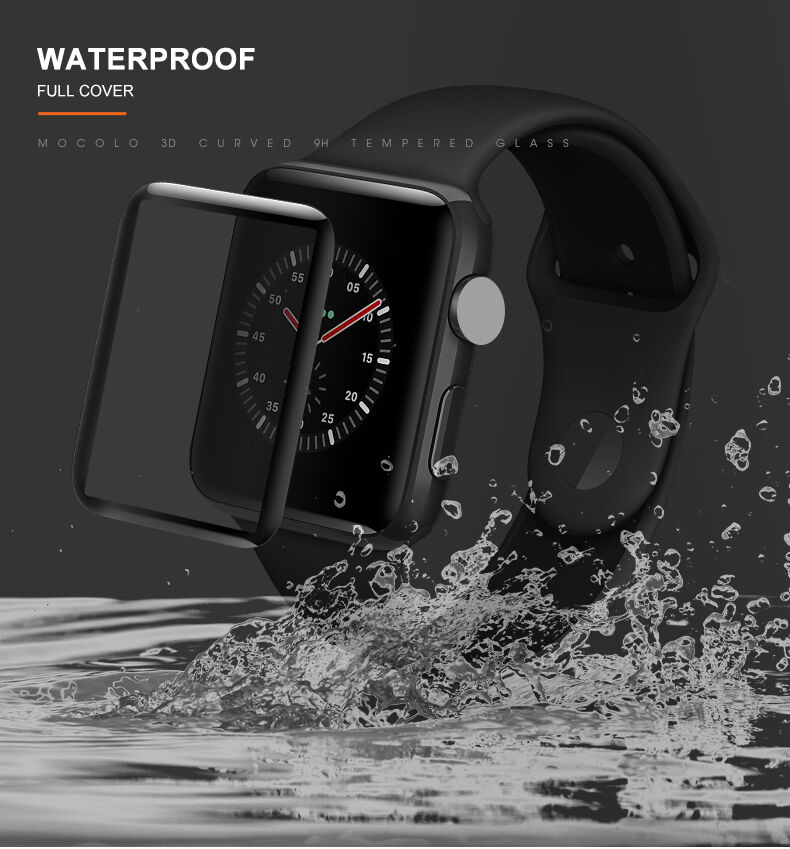 Mocolo kaljeno 3D staklo s mekim rubom za Apple Watch 40mm