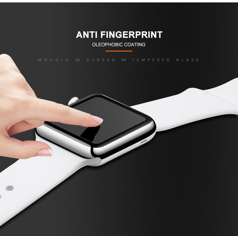 Mocolo kaljeno 3D staklo s mekim rubom za Apple Watch 40mm