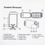 HAWEEL vodootporna futrola do 40m dubina za iPhone 8 Plus / 7 Plus - crna