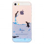 maskica za iPhone 5 / 5S / SE (2016) - vizualna obrada - Pingvini