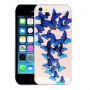 Zaštitna maskica vizualna obrada za iPhone 5 / 5S / SE (2016) - plavi leptiri