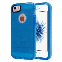 Poluprozirna zaštitna maska za iPhone 5 / 5S / SE (2016) od tkanine - plava