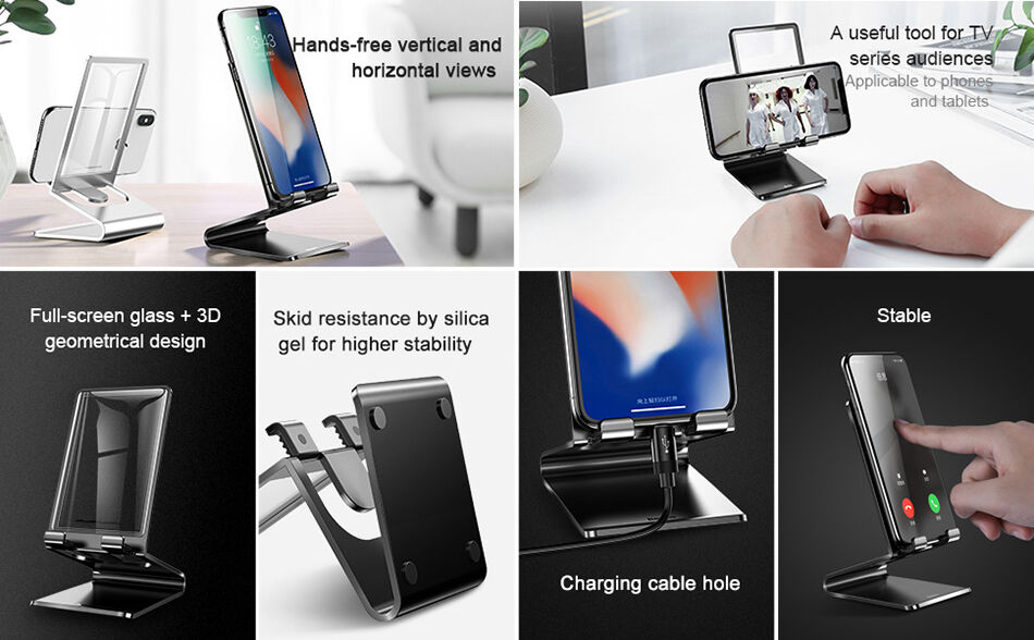 BASEUS elegantni stalak za iPhone - crna