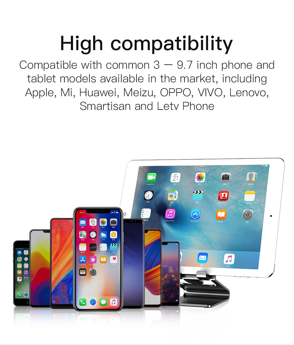 BASEUS elegantni stalak za iPhone - crna