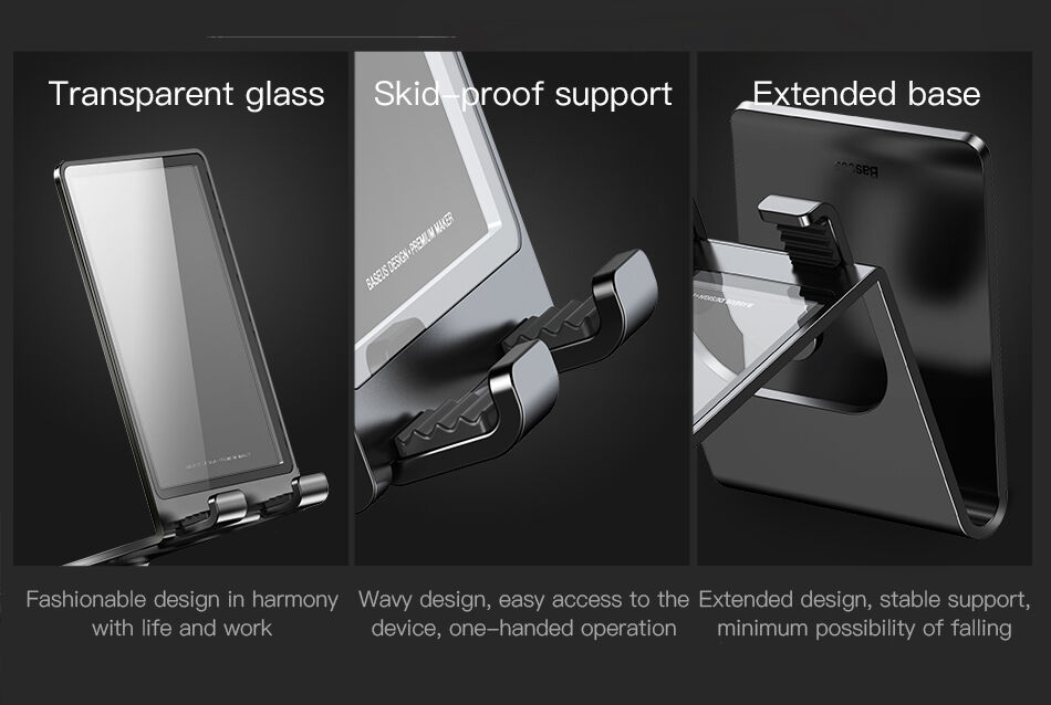 BASEUS elegantni stalak za iPhone - crna