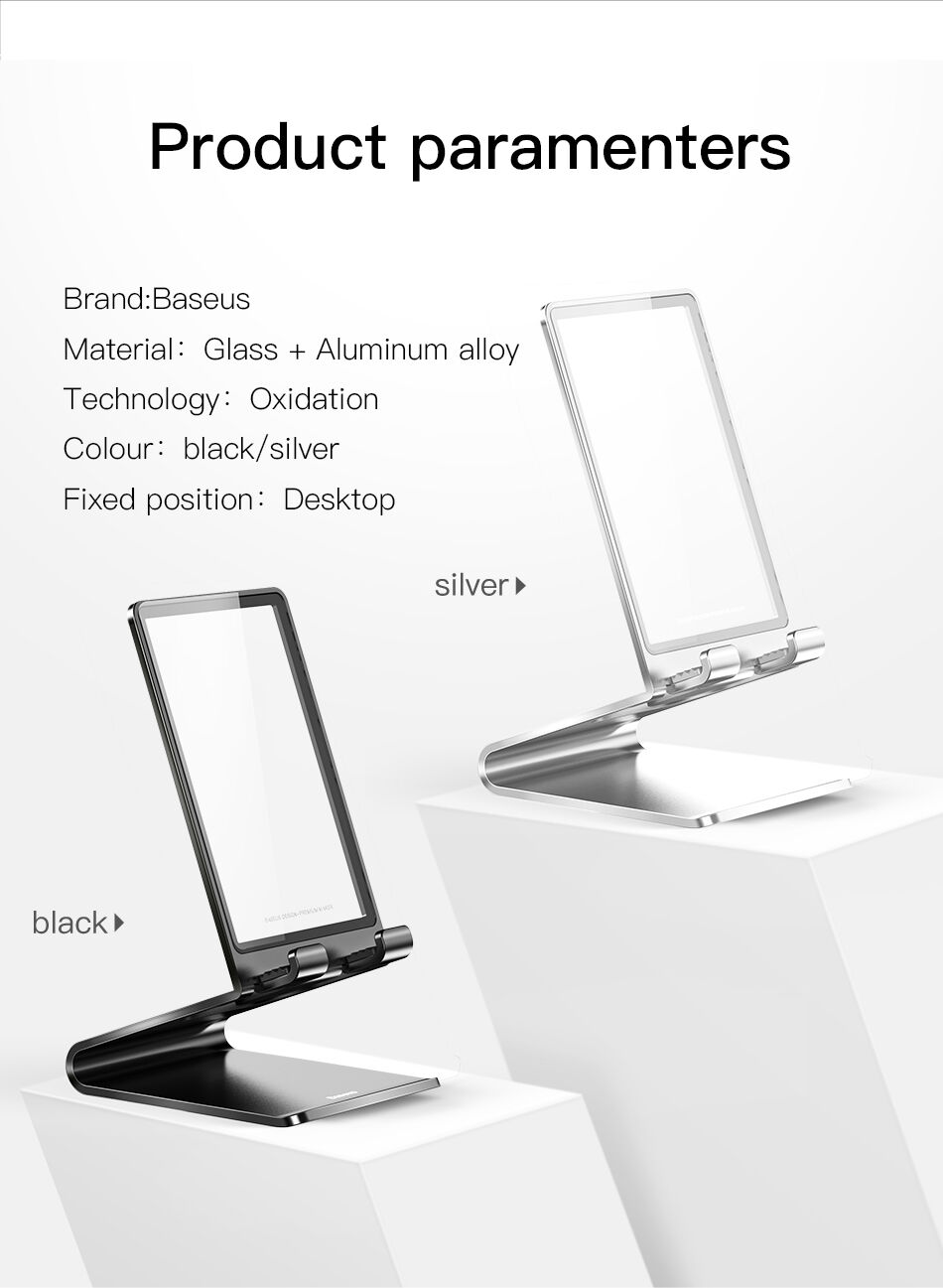 BASEUS elegantni stalak za iPhone - crna