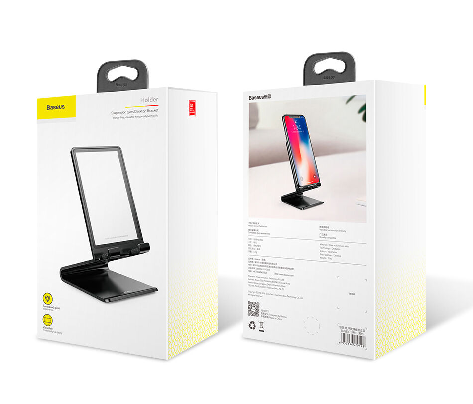 BASEUS elegantni stalak za iPhone - crna
