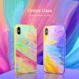 NILLKIN Ombre maskica za iPhone XS Max - ljubičasta