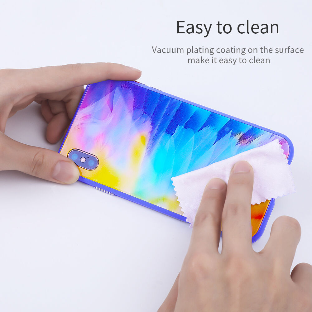NILLKIN Ombre maskica za iPhone XS Max - ljubičasta