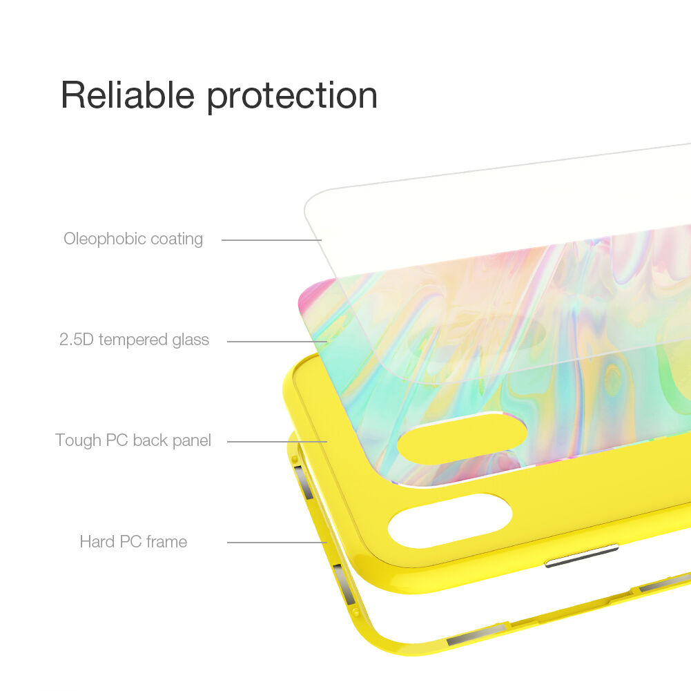 NILLKIN Ombre maskica za iPhone XS Max - ljubičasta