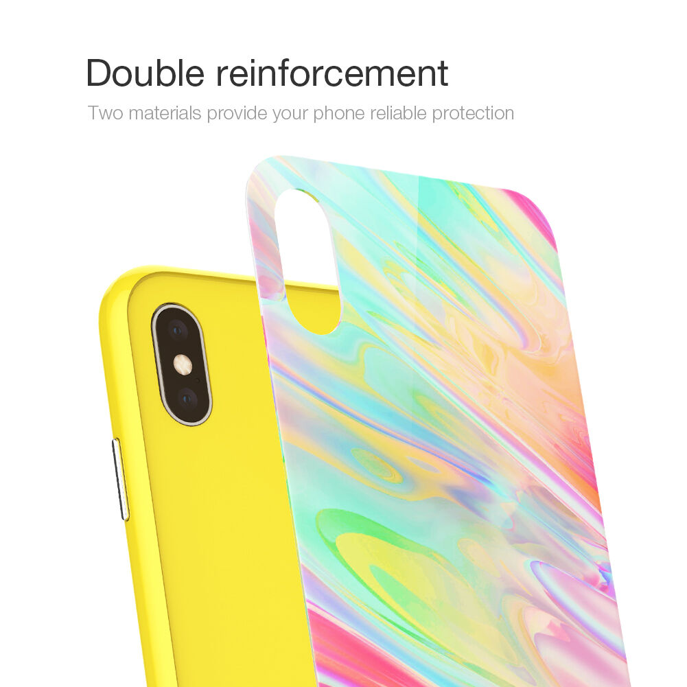 NILLKIN Ombre maskica za iPhone XS Max - ljubičasta