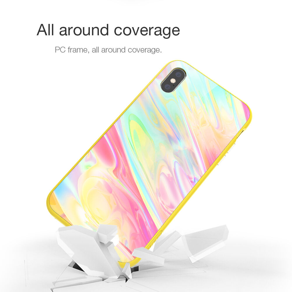 NILLKIN Ombre maskica za iPhone XS Max - ljubičasta