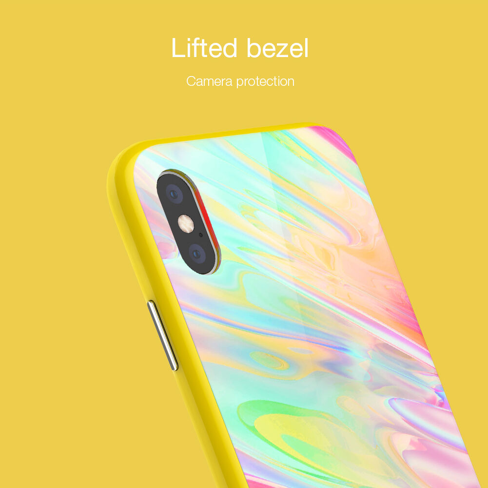 NILLKIN Ombre maskica za iPhone XS Max - ljubičasta