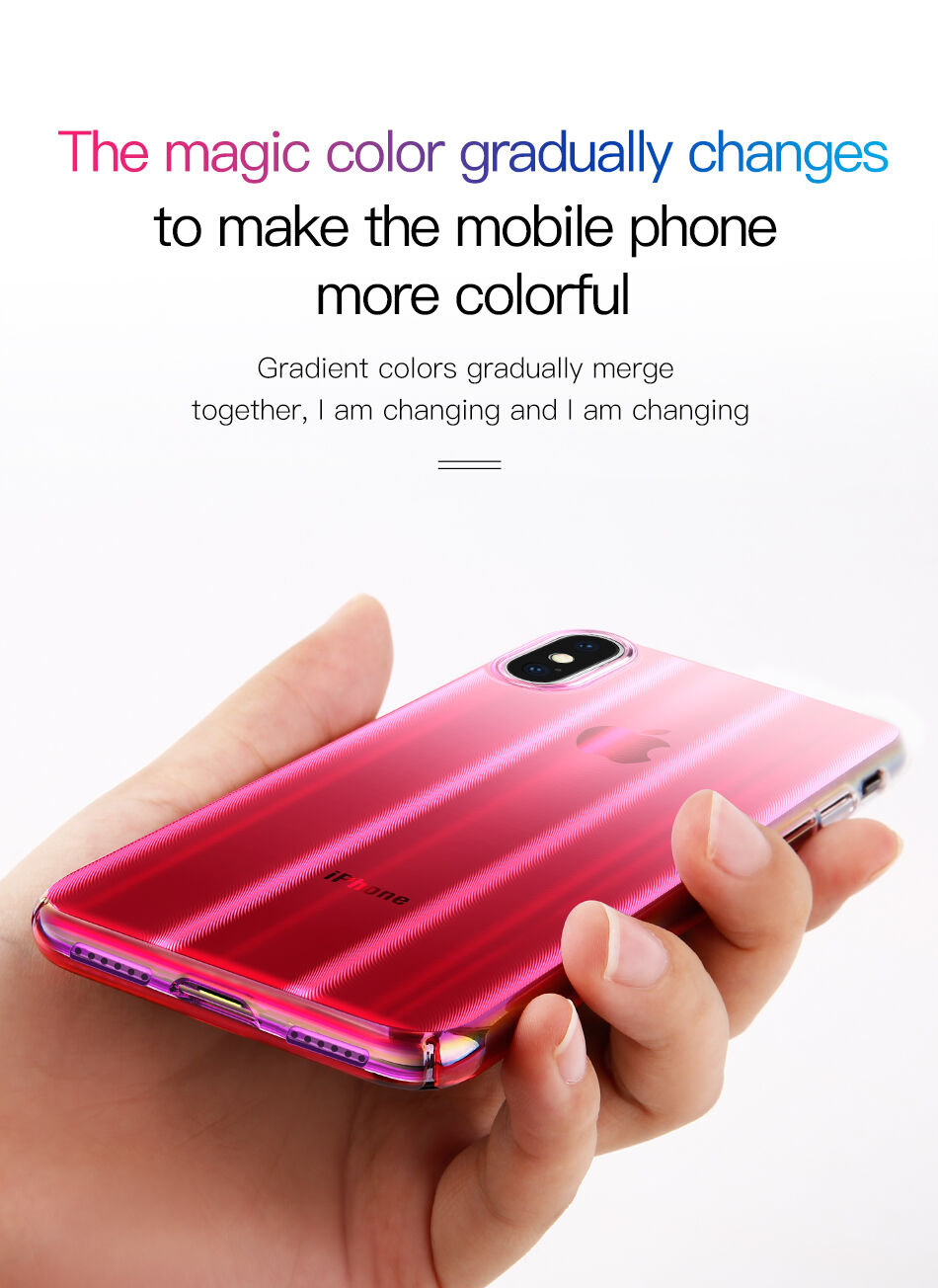 BASEUS Aurora maskica za iPhone XS - crna