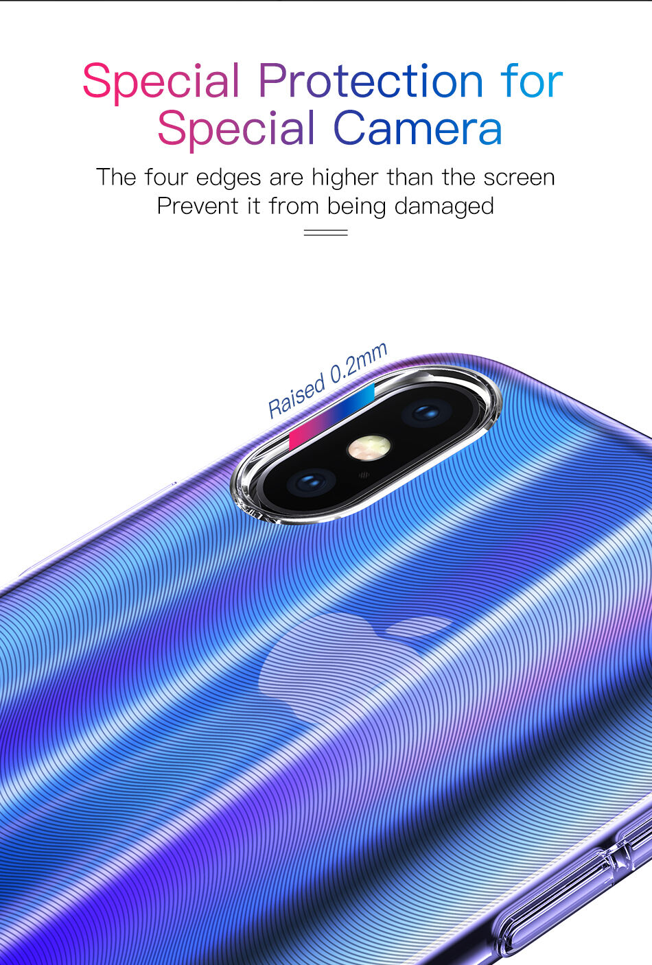 BASEUS Aurora maskica za iPhone XS - crna