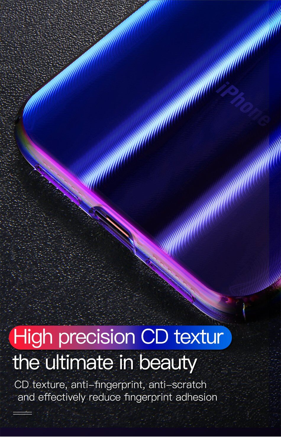 BASEUS Aurora maskica za iPhone XS - plava