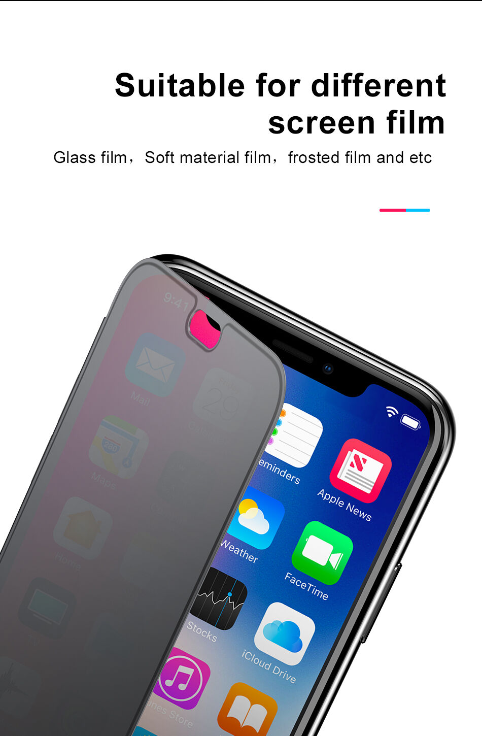 BASEUS flip futrola za iPhone XS Max - crna
