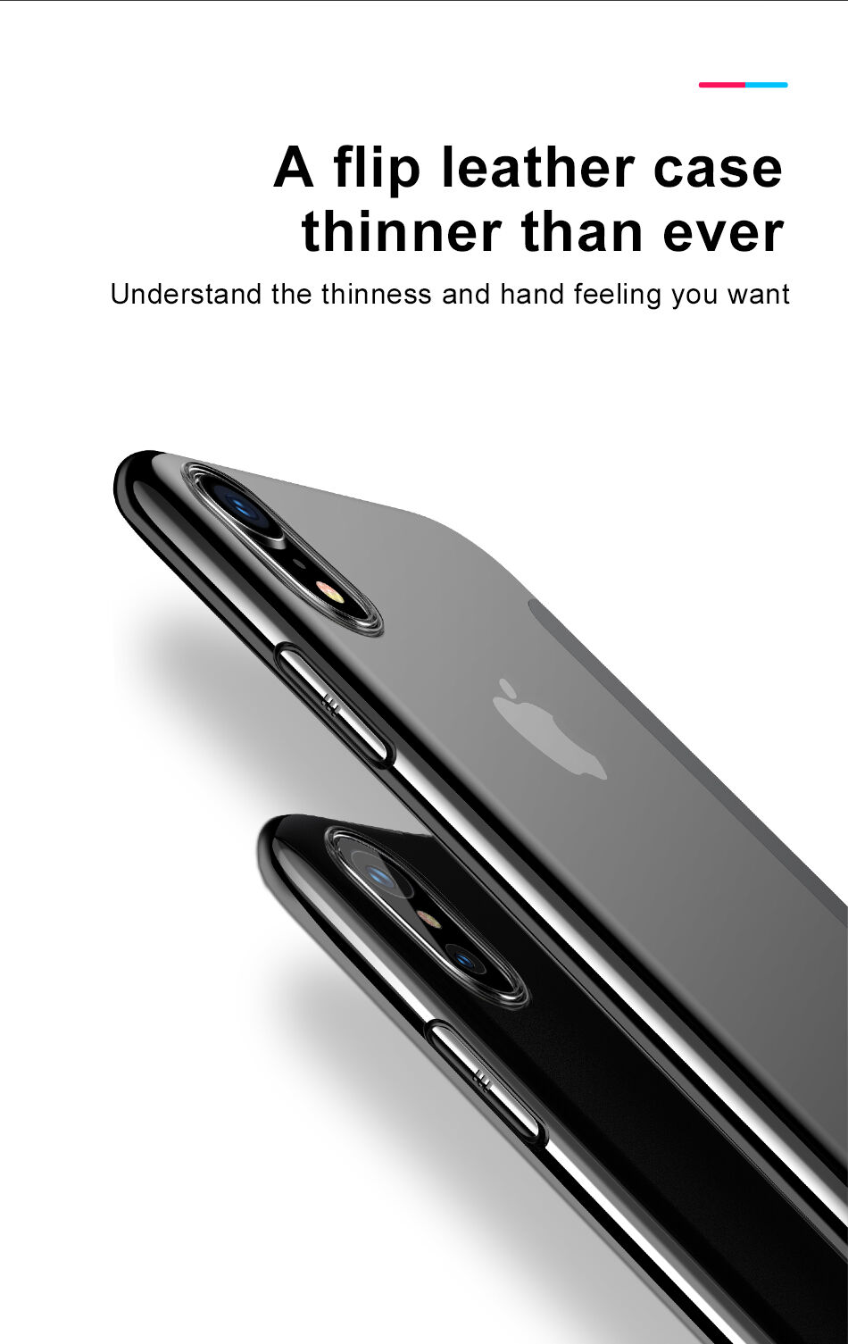BASEUS flip futrola za iPhone XS Max - crvena