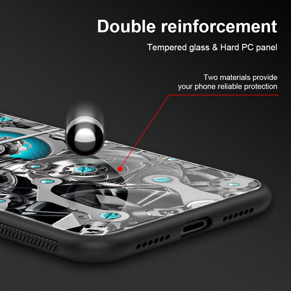 NILLKIN Spacetime maskica sa staklenom stražnjom stranom za iPhone XR