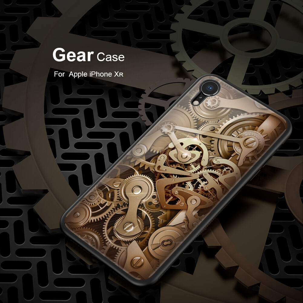 NILLKIN Gear maskica sa staklenom stražnjom stranom za iPhone XR