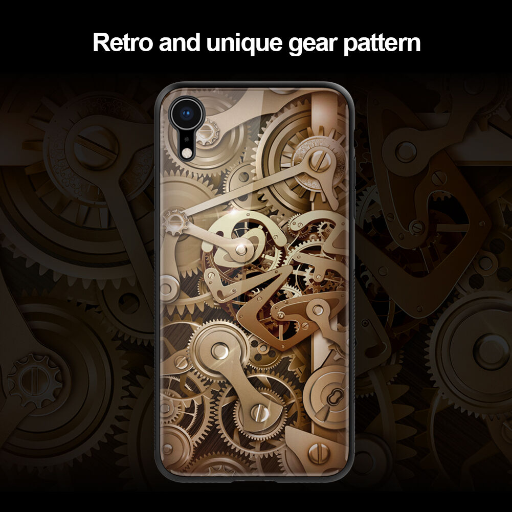 NILLKIN Gear maskica sa staklenom stražnjom stranom za iPhone XR