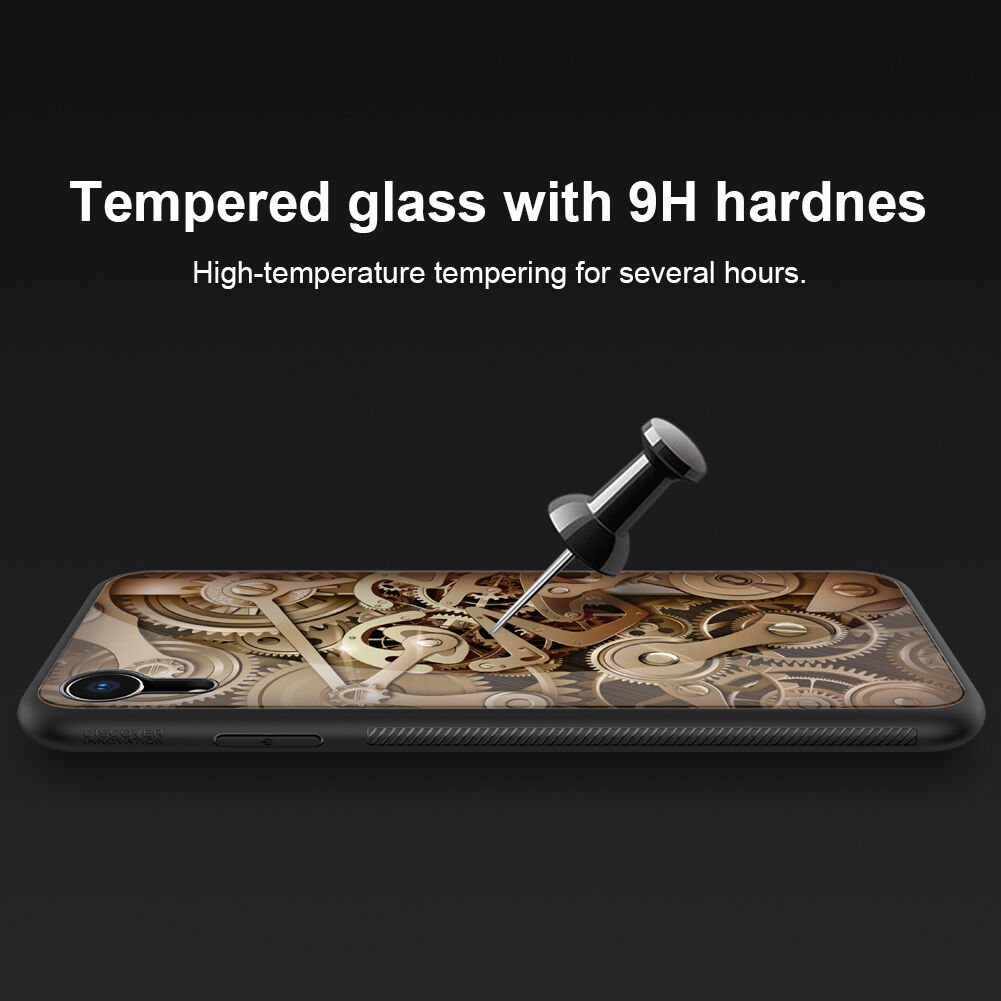 NILLKIN Gear maskica sa staklenom stražnjom stranom za iPhone XR