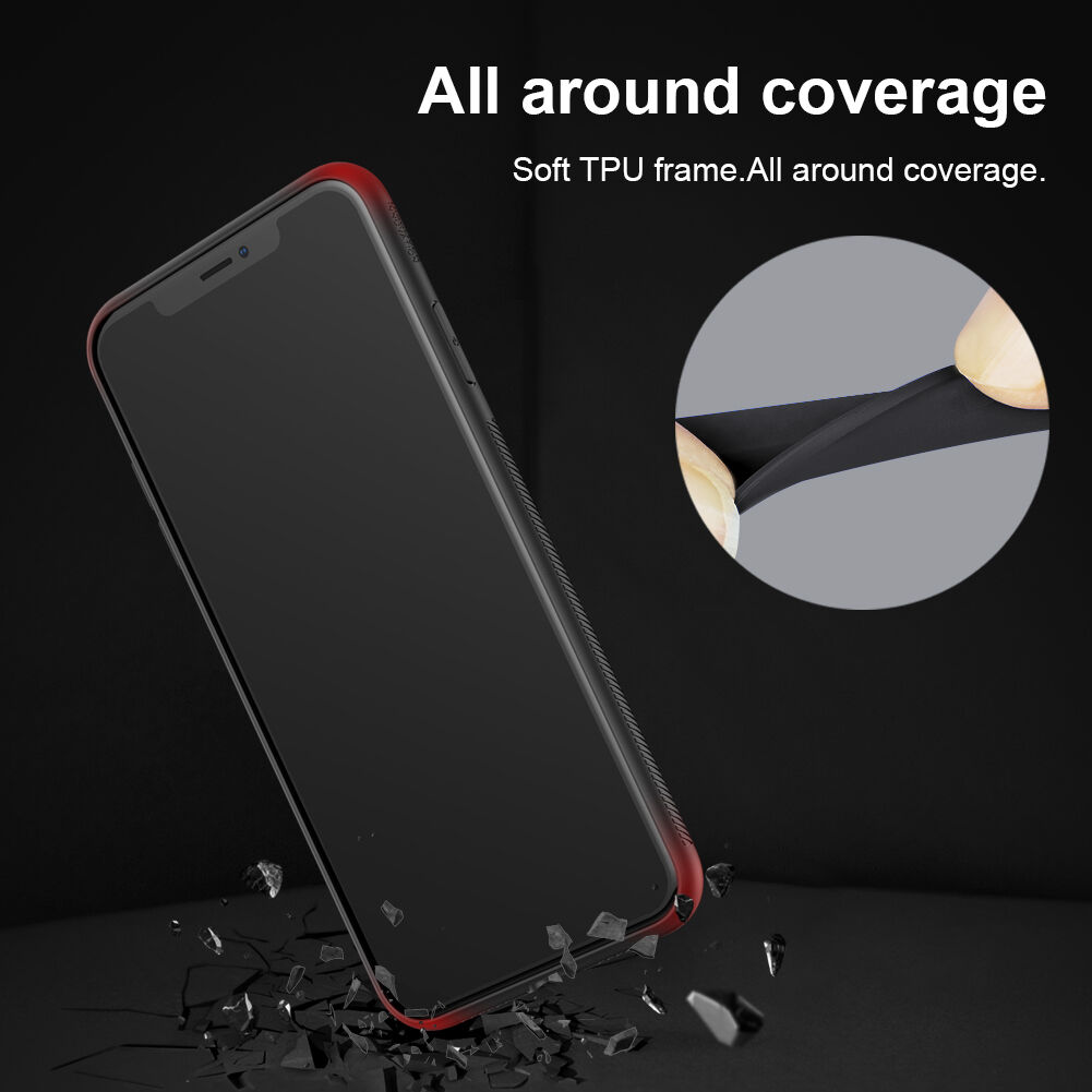 NILLKIN Gear maskica sa staklenom stražnjom stranom za iPhone XR