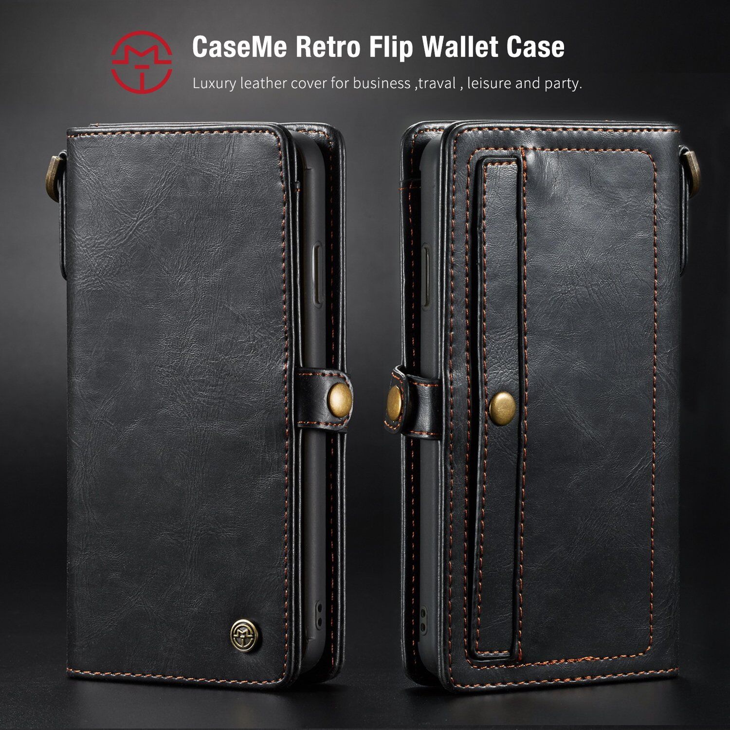 CASEME 2u1 ukloniva futrola za iPhone XS Max - crvena