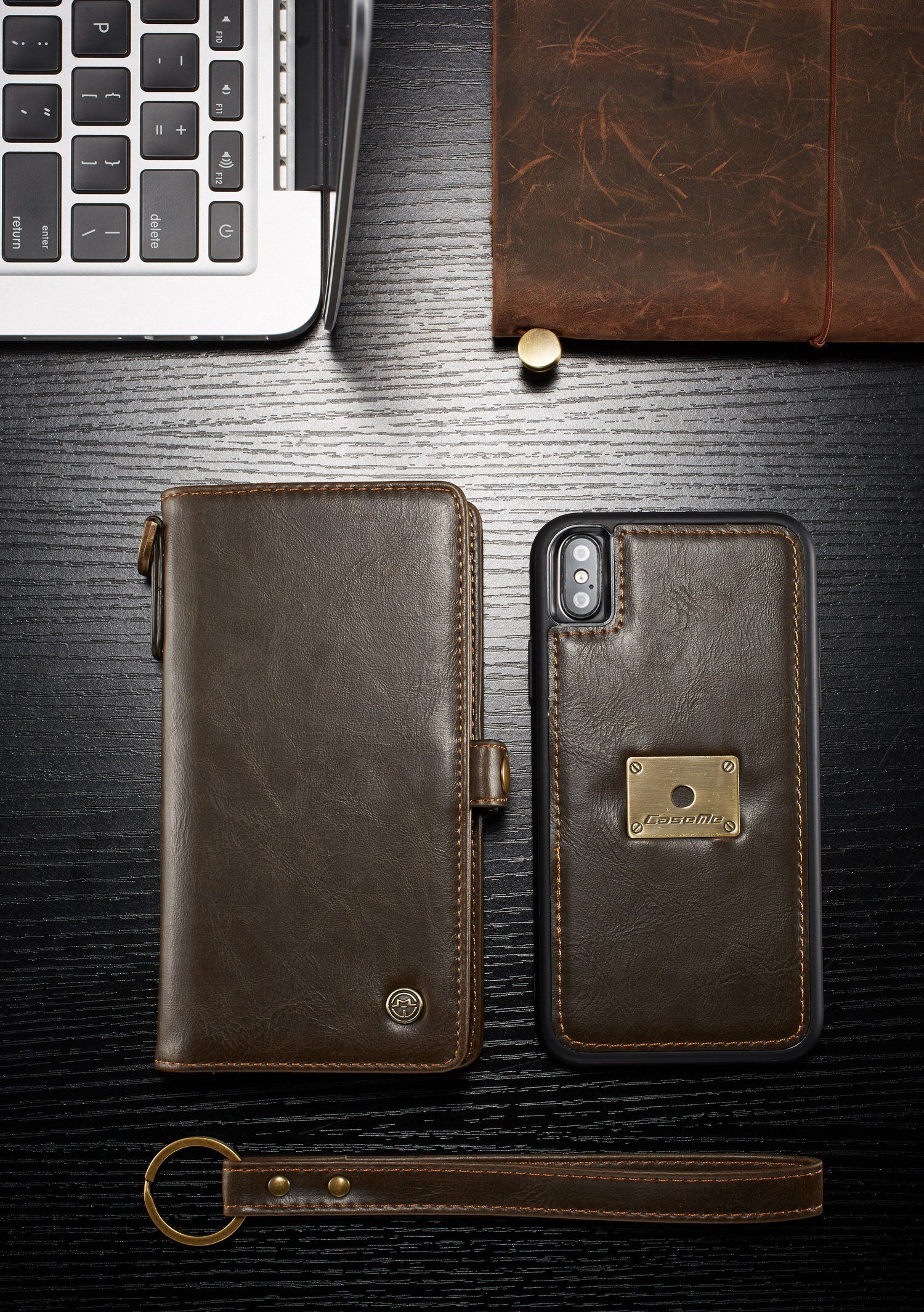 CASEME 2u1 ukloniva futrola za iPhone XS Max - crvena