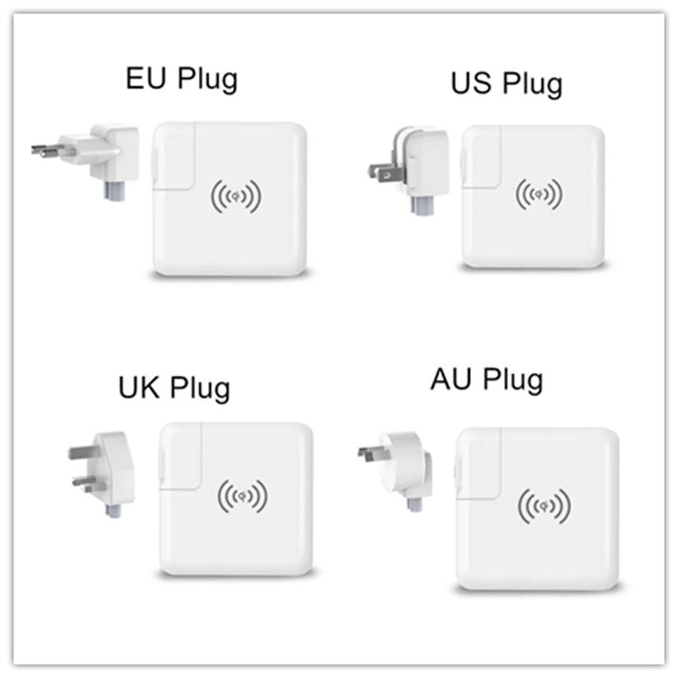 Punjač / prijenosno napajanje 6700mAh s izmjenjivim utikačima (AU / UK / US / EU) i bežničnim punjačem