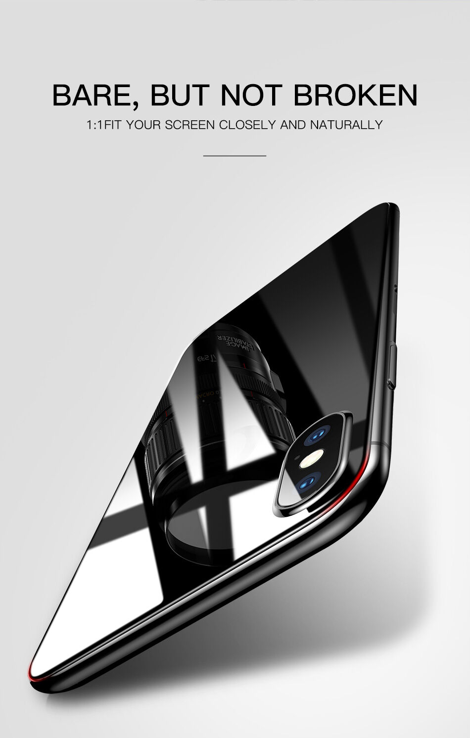 BASEUS kaljeno staklo za prednju i stražnju stranu za iPhone XS Max