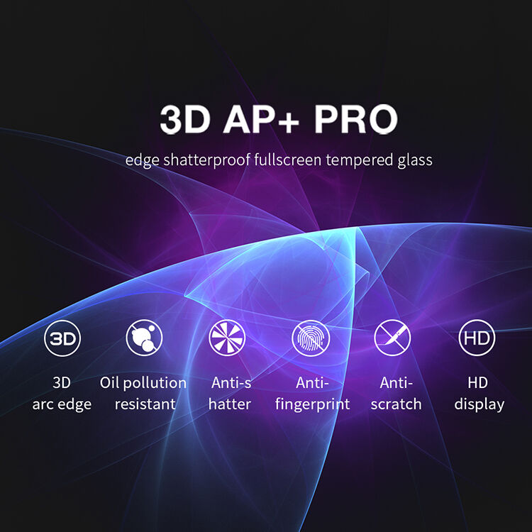 NILLKIN kaljeno 3D staklo za iPhone XS Max - crna
