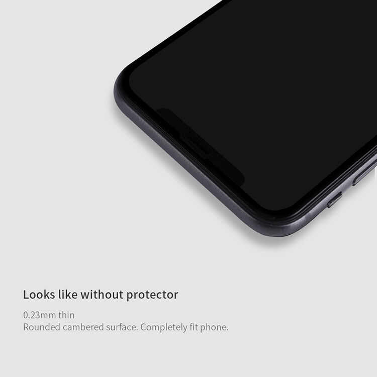 NILLKIN kaljeno 3D staklo za iPhone XS Max - crna