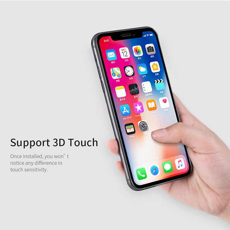 NILLKIN kaljeno 3D staklo za iPhone XS Max - crna