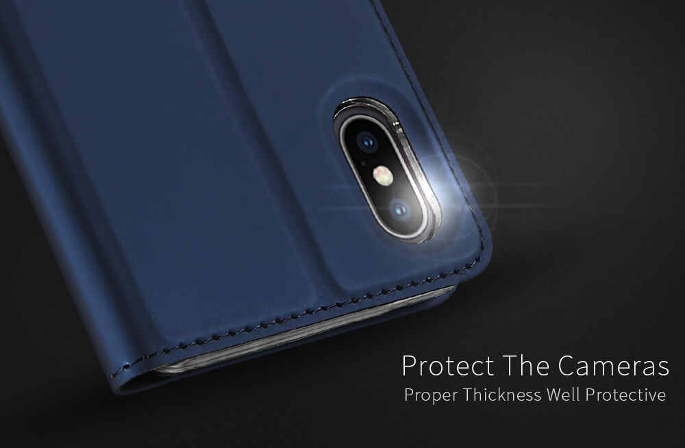 DUX DUCIS flip futrola za iPhone XS Max - ružičasta zlatna