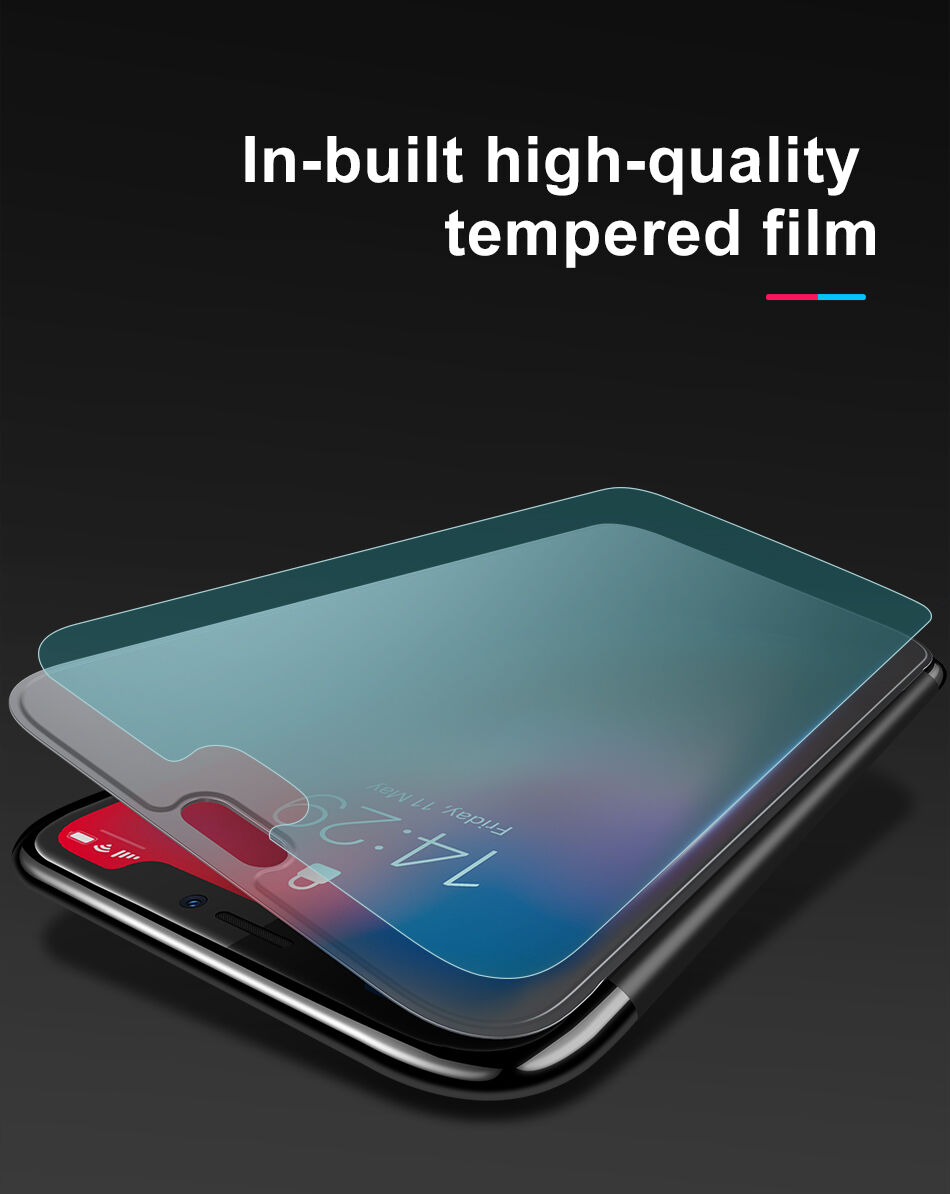 BASEUS flip futrola za iPhone XR - crna