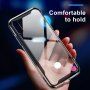 BASEUS Armor prozirna maskica s okvirom za iPhone XR - crna