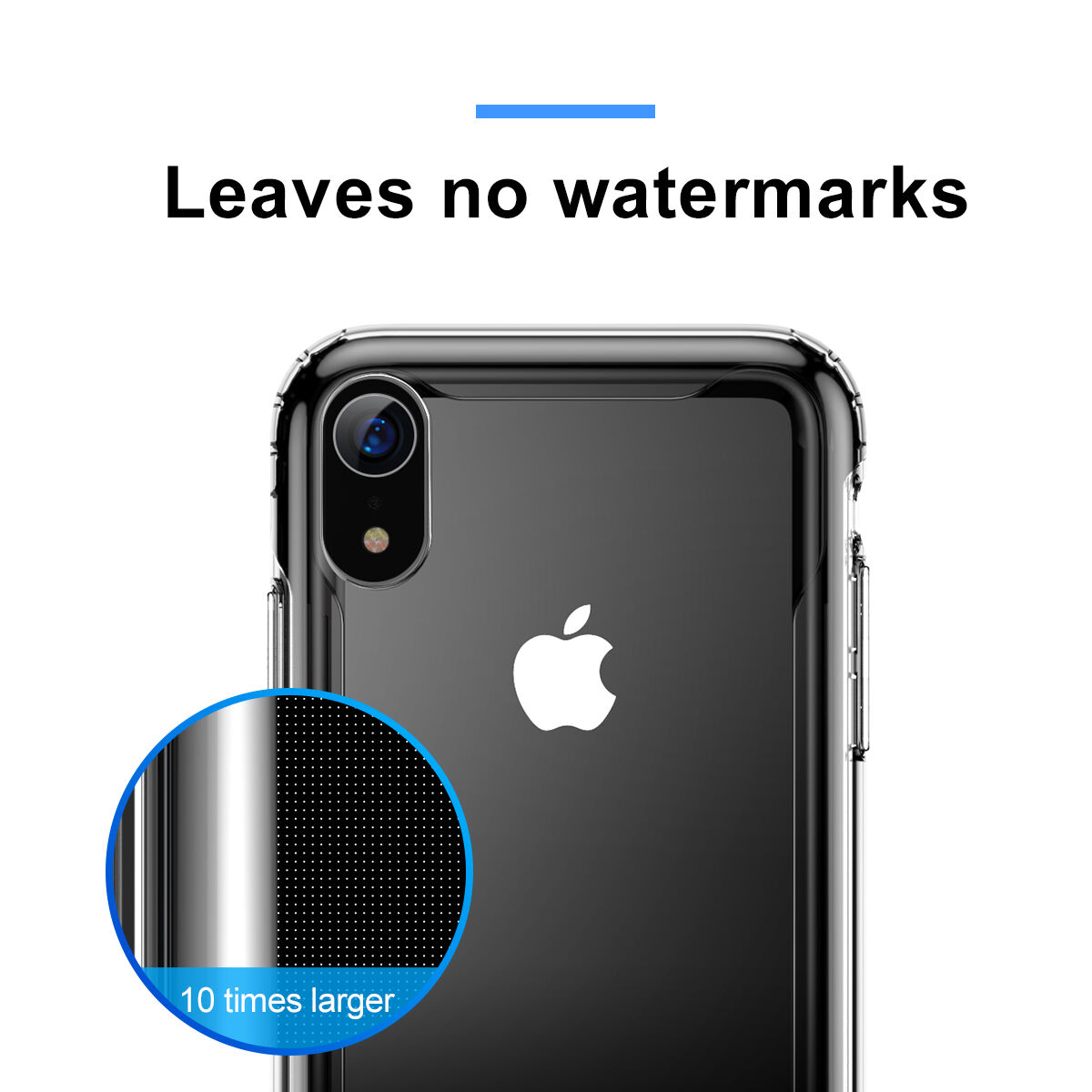 BASEUS Armor prozirna maskica s okvirom za iPhone XR - crna