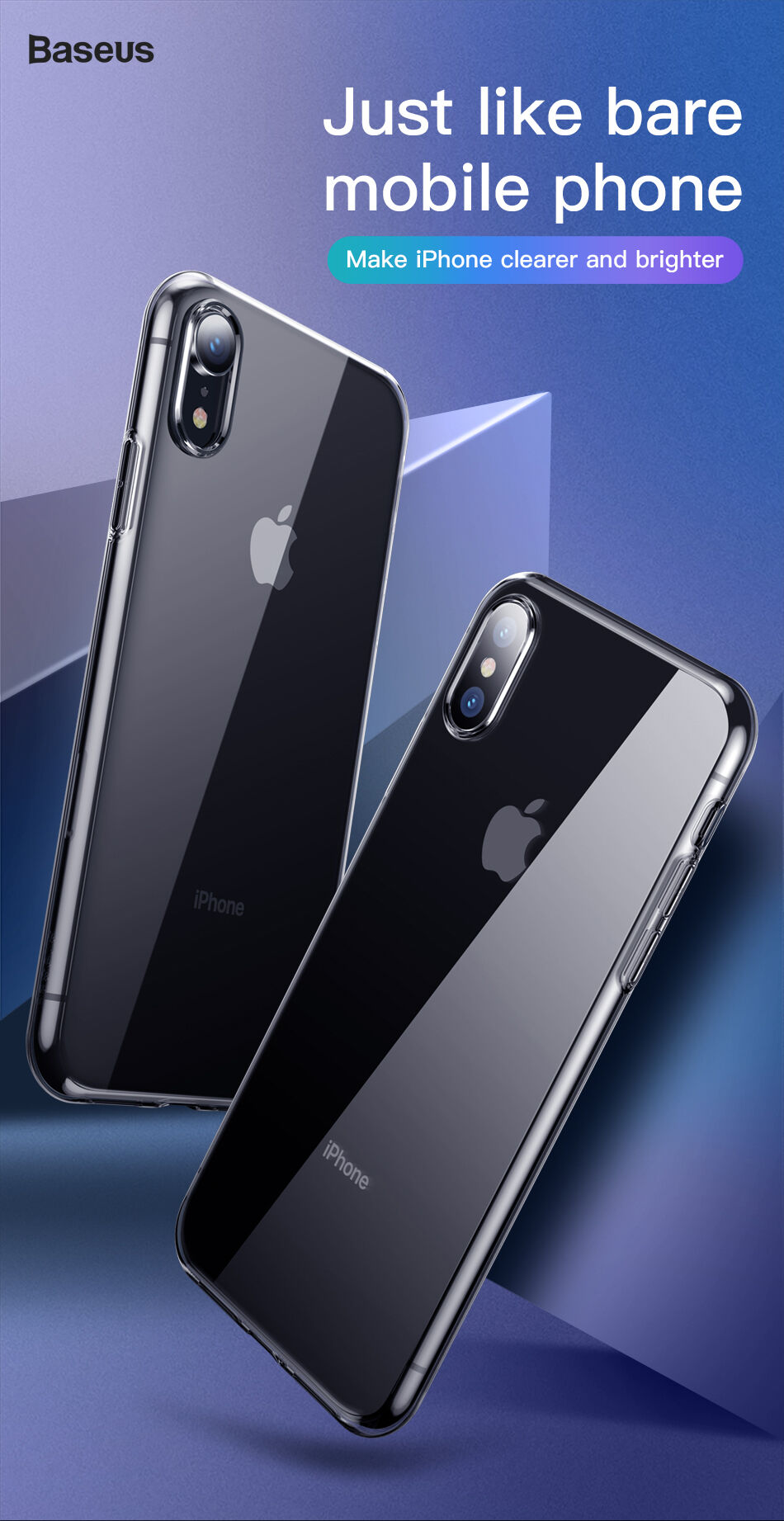 BASEUS Simplicity maskica za iPhone XR - zlatna