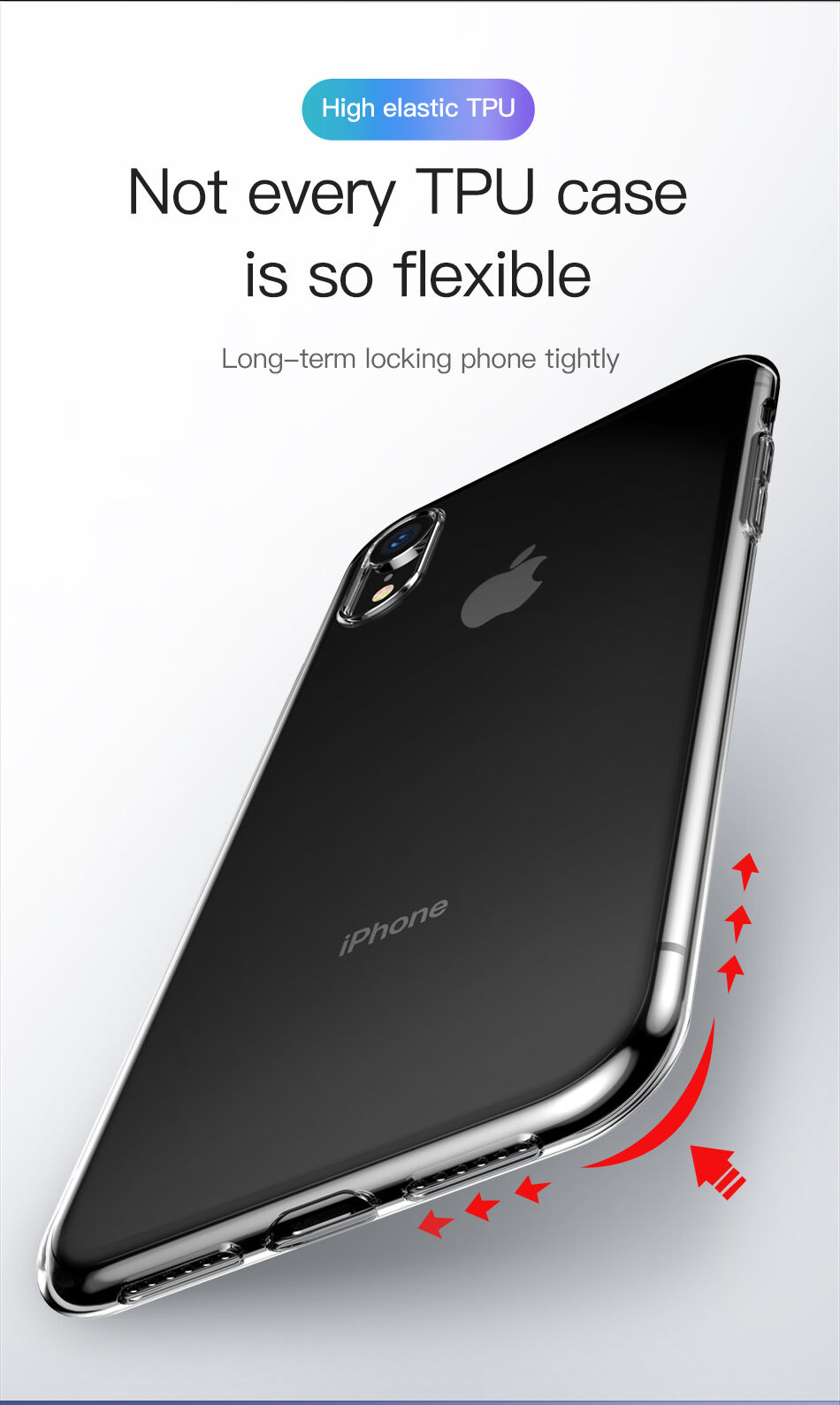BASEUS Simplicity maskica za iPhone XR - zlatna