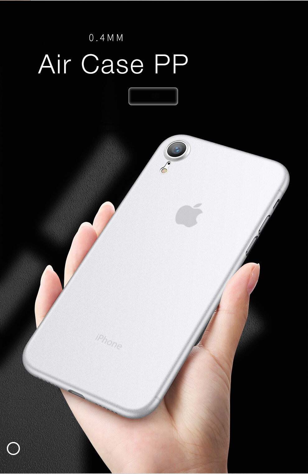 CAFELE ultratanka maskica za iPhone XR - crna