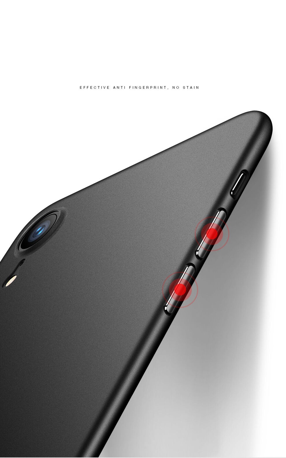 CAFELE ultratanka maskica za iPhone XR - crna