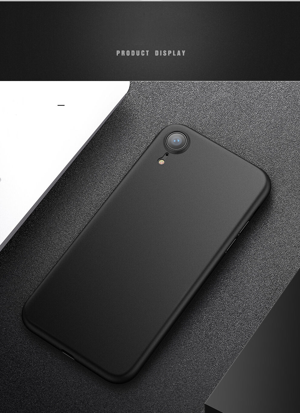 CAFELE ultratanka maskica za iPhone XR - crna