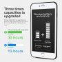 BASEUS dizajnerska maskica s baterijom 5000mAh za Apple iPhone 7 / 9 - krem
