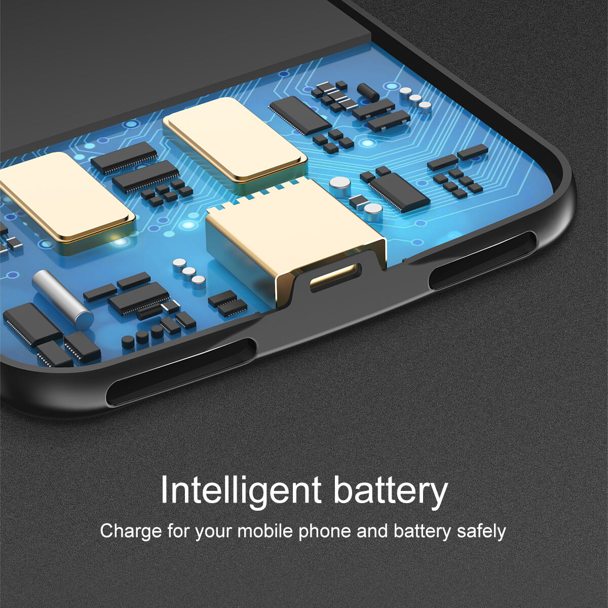 BASEUS dizajnerska maskica s baterijom 5000mAh za Apple iPhone 7 / 9 - krem