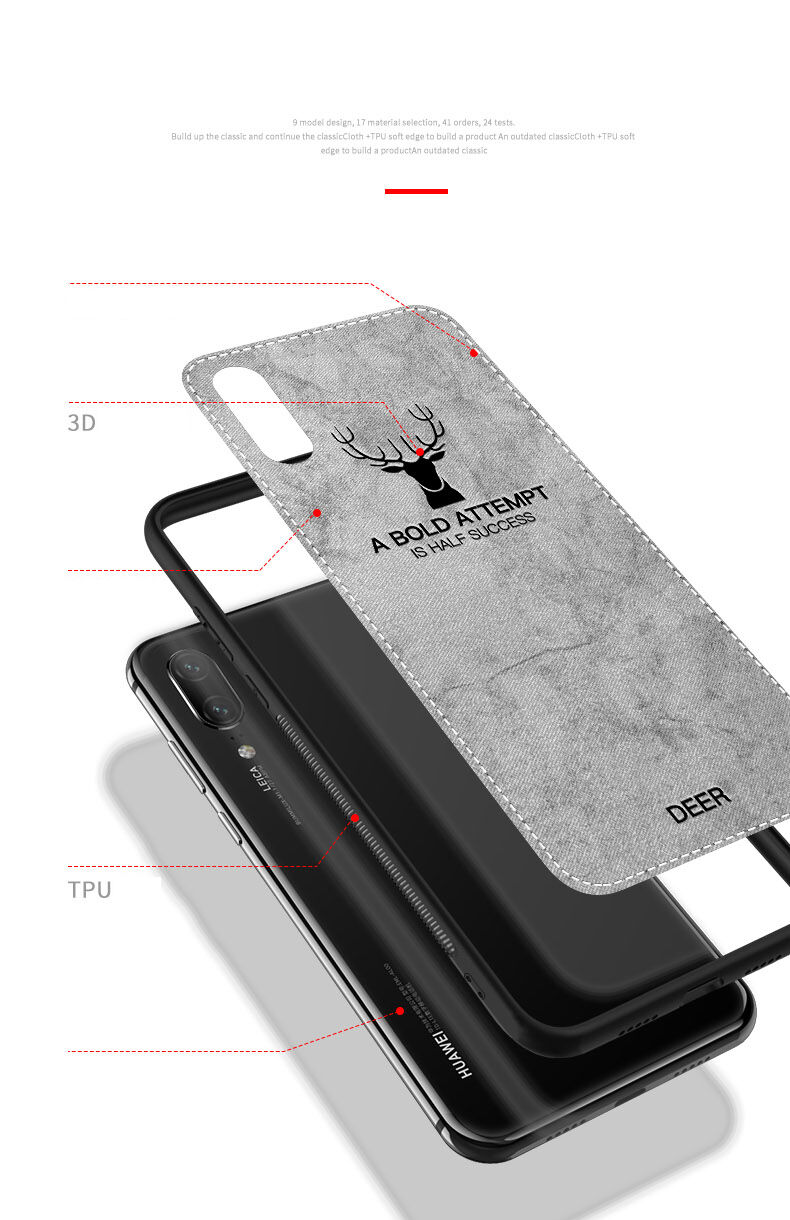 maskica s površinom od tkanine za iPhone XS / iPhone X - siva